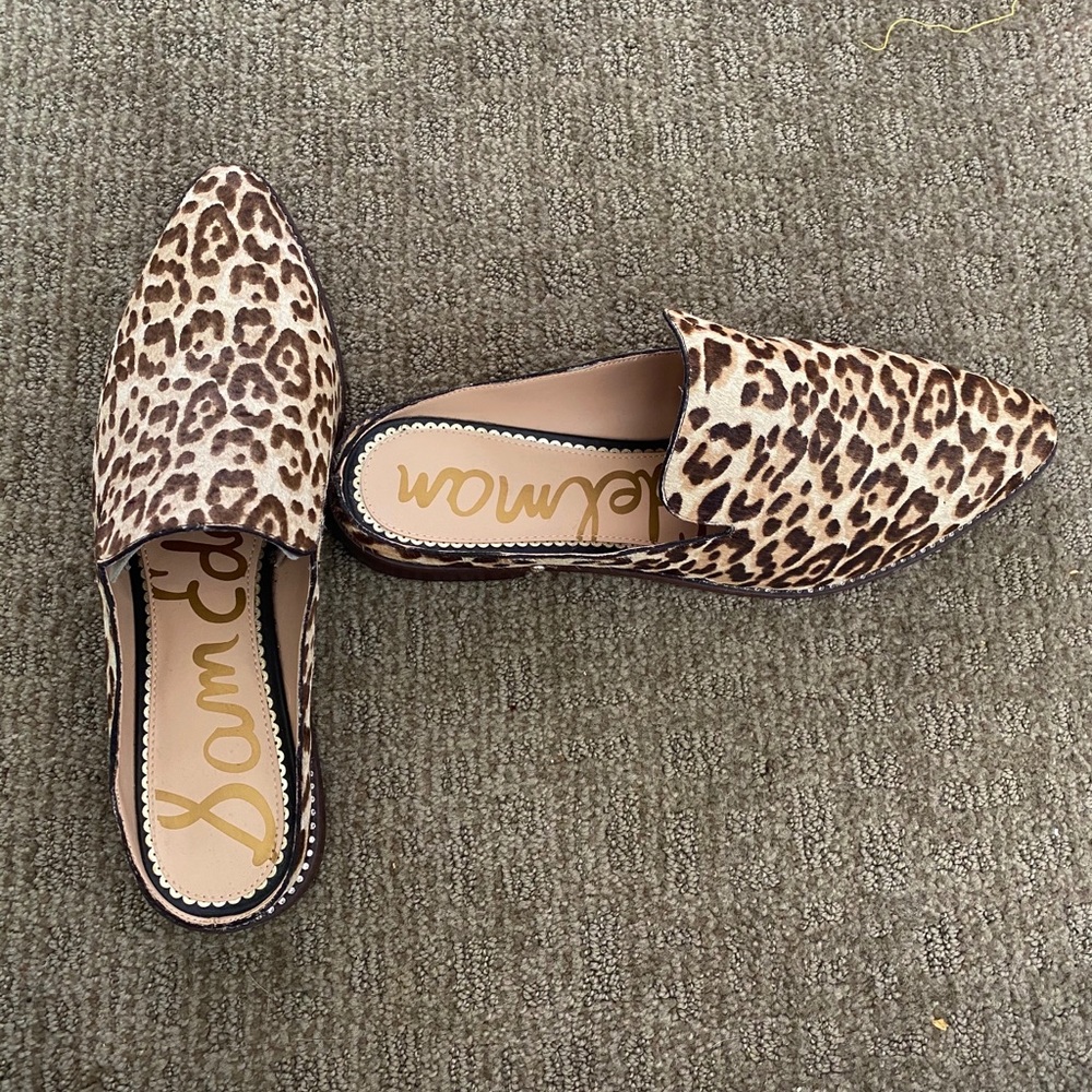 Sam Edelman Leopard Mules Never Been Worn